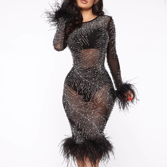 All Over My Body Midi Dress - Picture 2 of 4